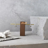 Walnut Earrings Ring Rack Nordic Style Jewelry Display
