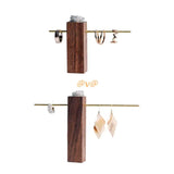 Walnut Earrings Ring Rack Nordic Style Jewelry Display