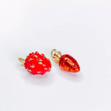 Watermelon Radish Shape Fruit Eardrop Pendant Charms Necklace Accessories