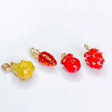 Watermelon Radish Shape Fruit Eardrop Pendant Charms Necklace Accessories