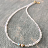 Crystal Natural Pearl Beads Choker Necklace Women's Jewelry Party Necklace