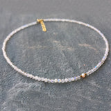 Crystal Natural Pearl Beads Choker Necklace Women's Jewelry Party Necklace