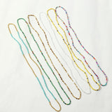 Colorful Geometric Beaded Foot Jewelry Beach Bohemian Elastic Anklets