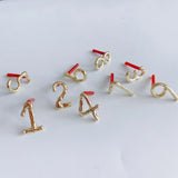 Alloy Plating Earrings 1-9 Material Accessories