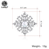 Alloy Rhinestone Square Brooches Corsages Clothing Accessories Pins
