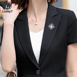 Alloy Rhinestone Square Brooches Corsages Clothing Accessories Pins