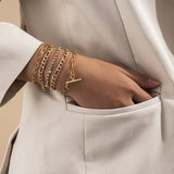 Multi-layer Micro Inlaid Chain Bracelet Women's Party Temptation