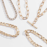 Multi-layer Micro Inlaid Chain Bracelet Women's Party Temptation