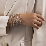 Multi-layer Micro Inlaid Chain Bracelet Women's Party Temptation