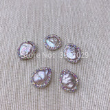 Elegant Bead Inlay Jewelry Pendant