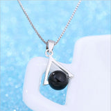 Zircon Necklace with Chain, Wedding Jewellery