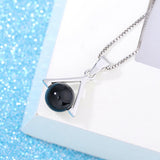 Zircon Necklace with Chain, Wedding Jewellery