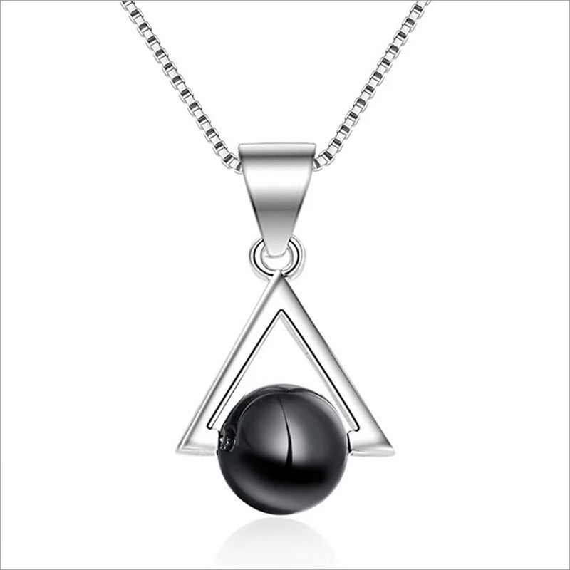 Zircon Necklace with Chain, Wedding Jewellery