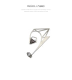Geometric Niche Earrings, Non-Pierced Ear Clips, Wild Earrings