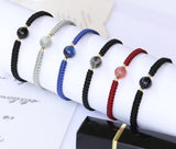 Natural Stone Hand-Woven Bracelet - 10mm