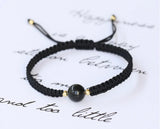 Natural Stone Hand-Woven Bracelet - 10mm