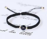 Natural Stone Hand-Woven Bracelet - 10mm