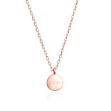 Lucky Sterling Silver Necklace Clavicle Chain Girl Birthday