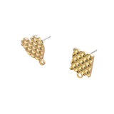 Geometric Hollow 925 Silver Earrings DIY Accessories