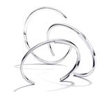 925 Sterling Silver Circle Opening Bracelet Small Fresh DIY Jewelry