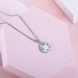 Opal Jewelry 925 Silver Round Pendant