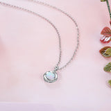 Opal Jewelry 925 Silver Round Pendant