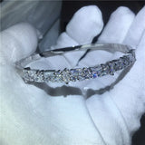 CZ Stone Bracelet Filled Bangle for Women