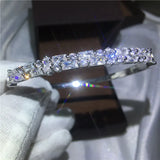 CZ Stone Bracelet Filled Bangle for Women