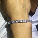 CZ Stone Bracelet Filled Bangle for Women