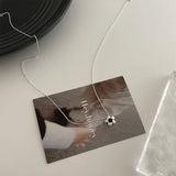 Flower Pendant 925 Silver Necklace - Niche Sense Clavicle Chain