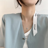 Flower Pendant 925 Silver Necklace - Niche Sense Clavicle Chain