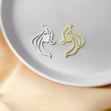 Girl Avatar Pendant for DIY Earring Jewelry Making