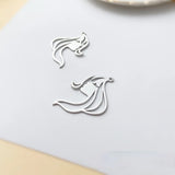 Girl Avatar Pendant for DIY Earring Jewelry Making