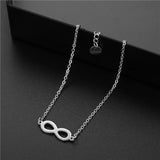 Stainless Steel Bracelet Lucky Number 8 Infinite Female Bracelets