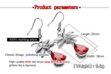 925 Silver Pendant Necklace with Zircon for Women