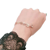Ancient Coin Titanium Steel Anklet Bell Female Sexy Copper Coin Bracelet