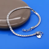 925 Silver Bracelet 3.5MM Solid Sterling Silver Chain