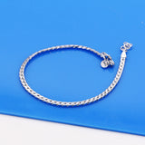 925 Silver Bracelet 3.5MM Solid Sterling Silver Chain
