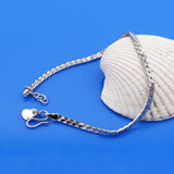 925 Silver Bracelet 3.5MM Solid Sterling Silver Chain