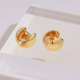 925 Sterling Silver Round Bead Earrings Retro Style