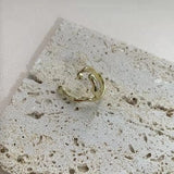 Adjustable Metal Geometric Knuckle Ring for Women
