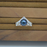 Micro Inlay Ring Mountings S925 Sterling Silver Jewelry