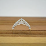 Micro Inlay Ring Mountings S925 Sterling Silver Jewelry