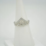 Micro Inlay Ring Mountings S925 Sterling Silver Jewelry