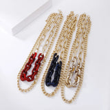 Multi-layer Hollow Thick Necklace Retro Hip-Hop Punk Collarbone Chain