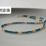 Natural Stone Beads Short Necklace Women's Jewelry Ladies Party Necklace