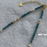 Natural Stone Beads Short Necklace Women's Jewelry Ladies Party Necklace