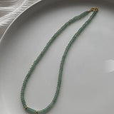 Natural Stone Beads Short Necklace Women's Jewelry Ladies Party Necklace