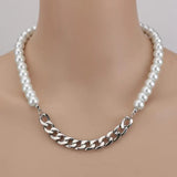 Women's Daily Wear Pearl Clavicle Chain Necklace