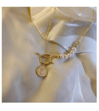 Retro Pearl Necklace for Women